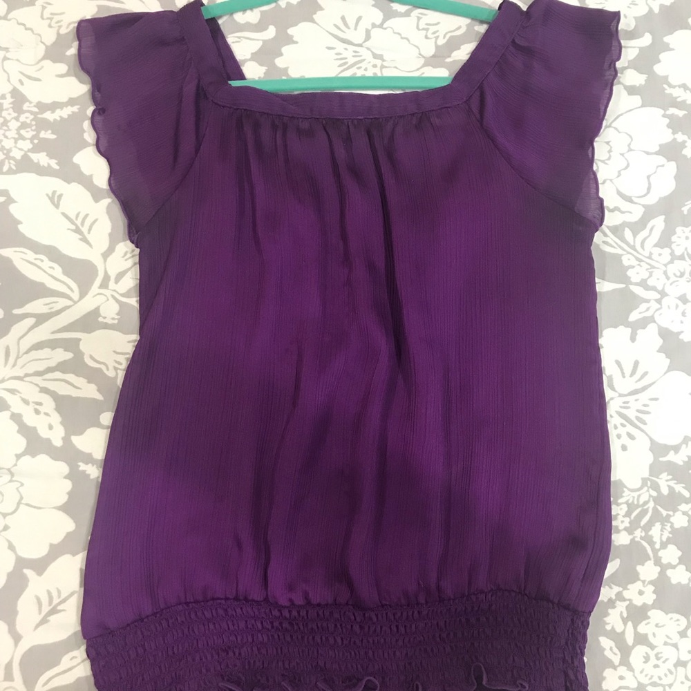 Plum colored top